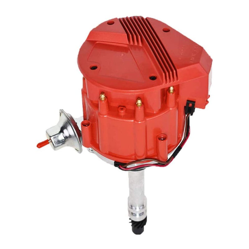 A-Team Performance Dual Pickup Coil HEI Distributor - 65K High-Output Ignition Coil - 7,500 RPM Distributor Assembly - Compatible with GM & GMC 262-454 Engines - Image 1